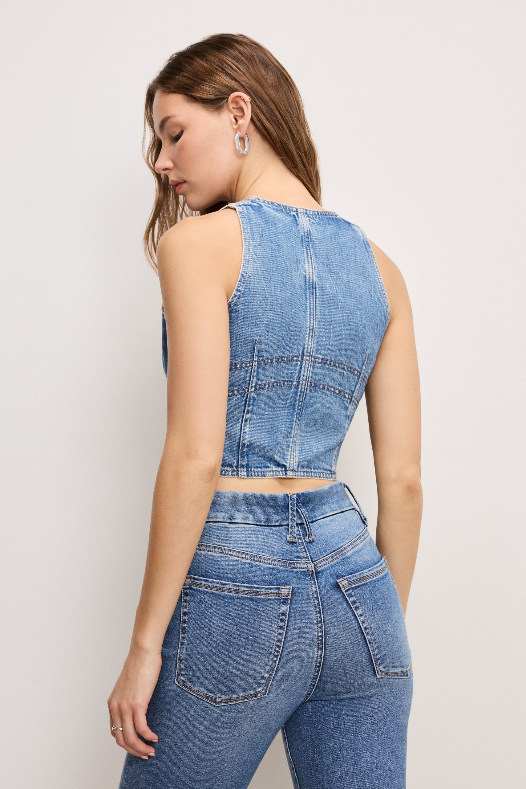 DENIM VEST | INDIGO895 - Image 4
