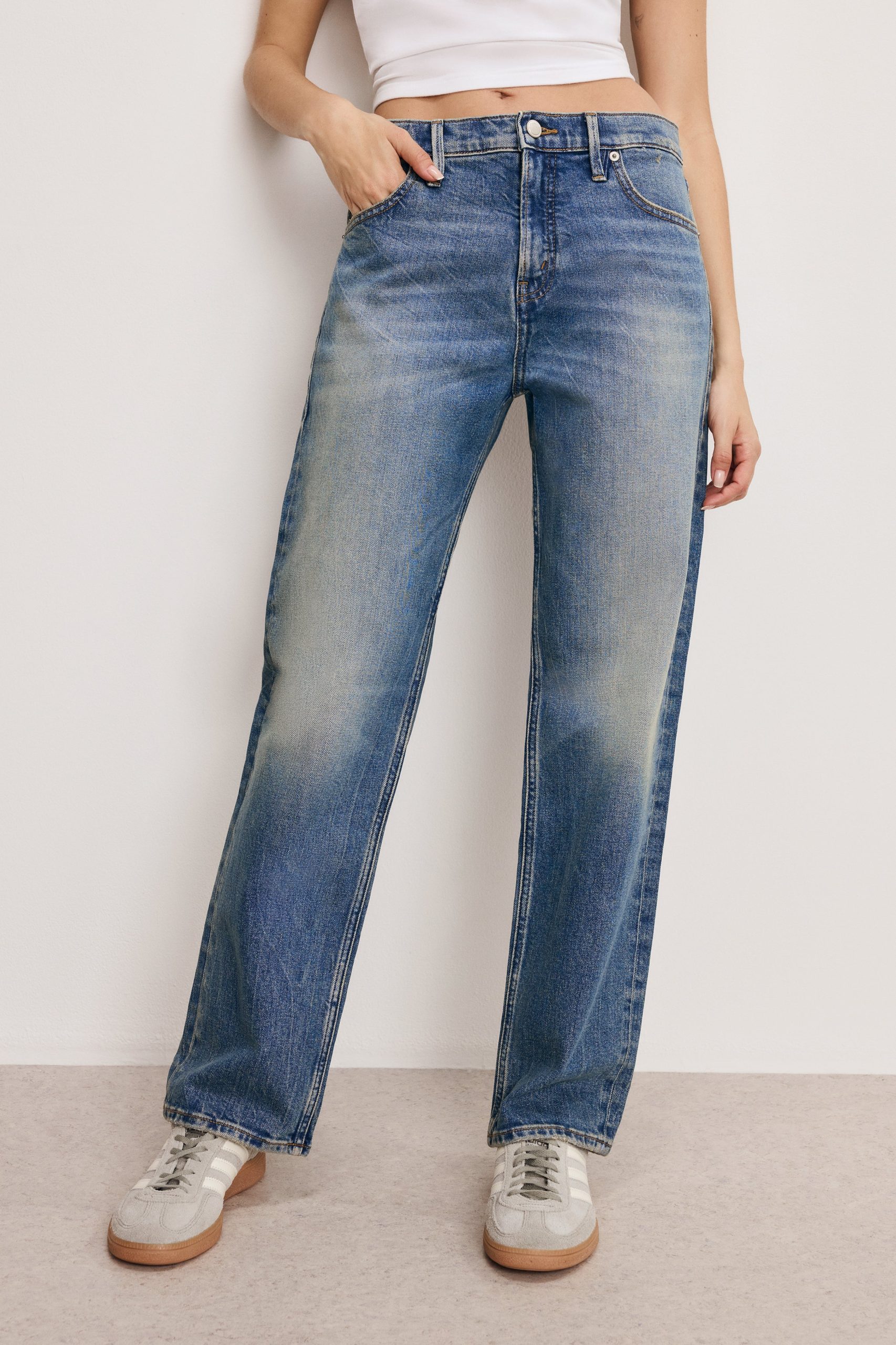GOOD RELAXED STRAIGHT JEANS | INDIGO868 - Image 2