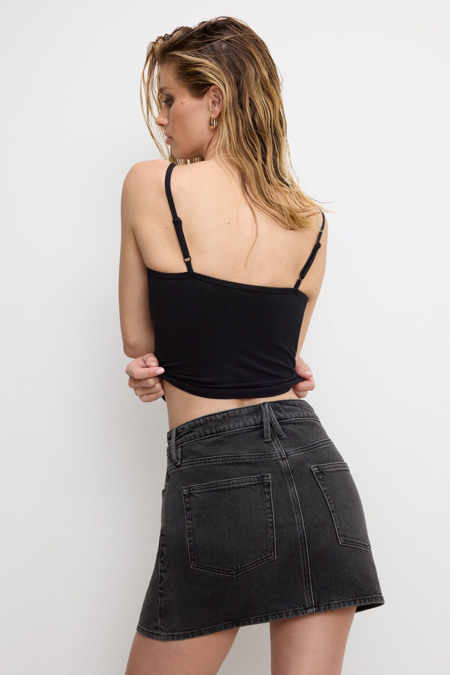 SUPER STRETCH JERSEY BUSTIER | BLACK001 - Image 3