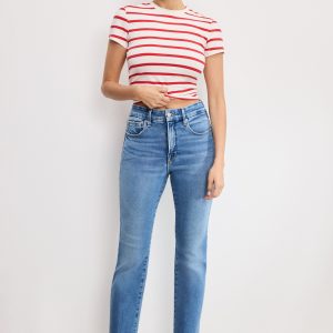 SOFT TECH GOOD LEGS STRAIGHT JEANS | INDIGO514