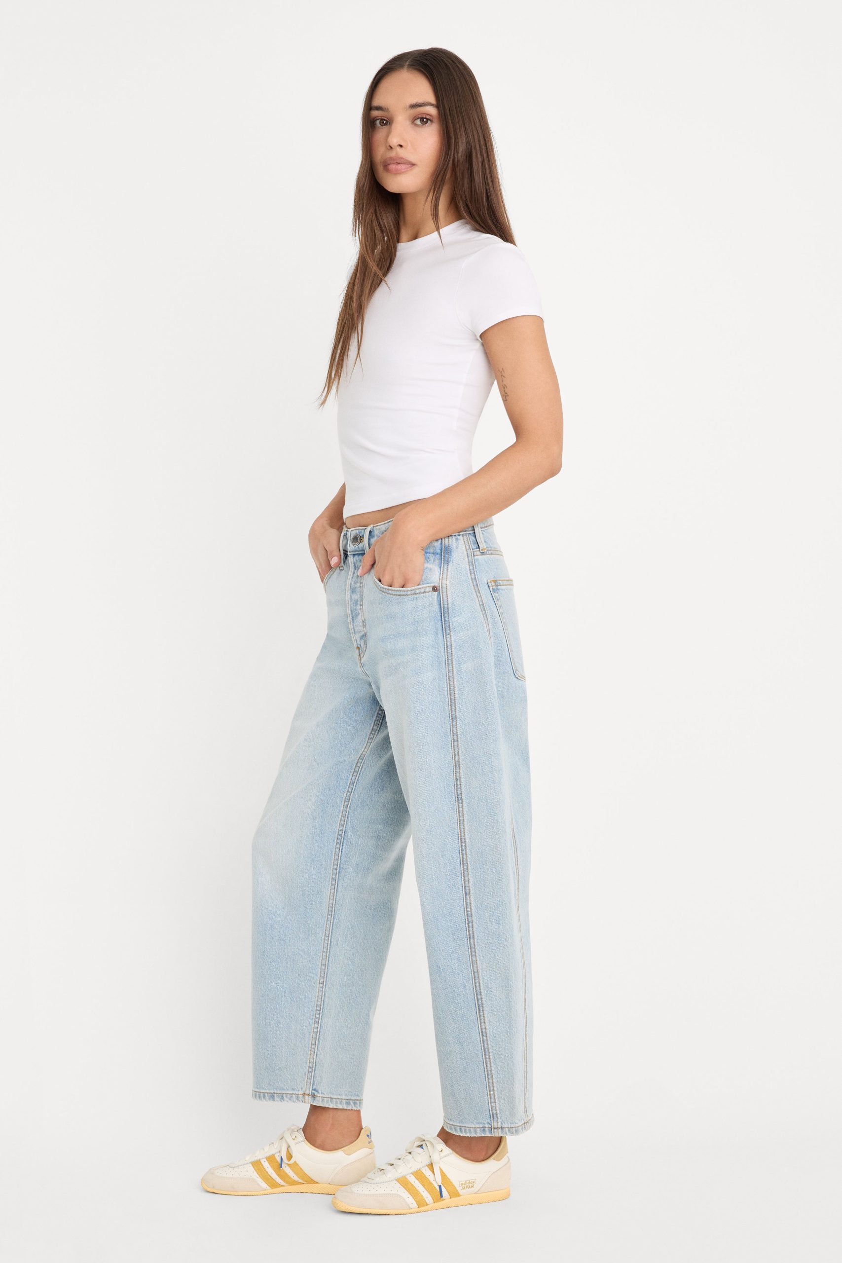 VINTAGE BARREL ANKLE JEANS | INDIGO1351 - Image 3