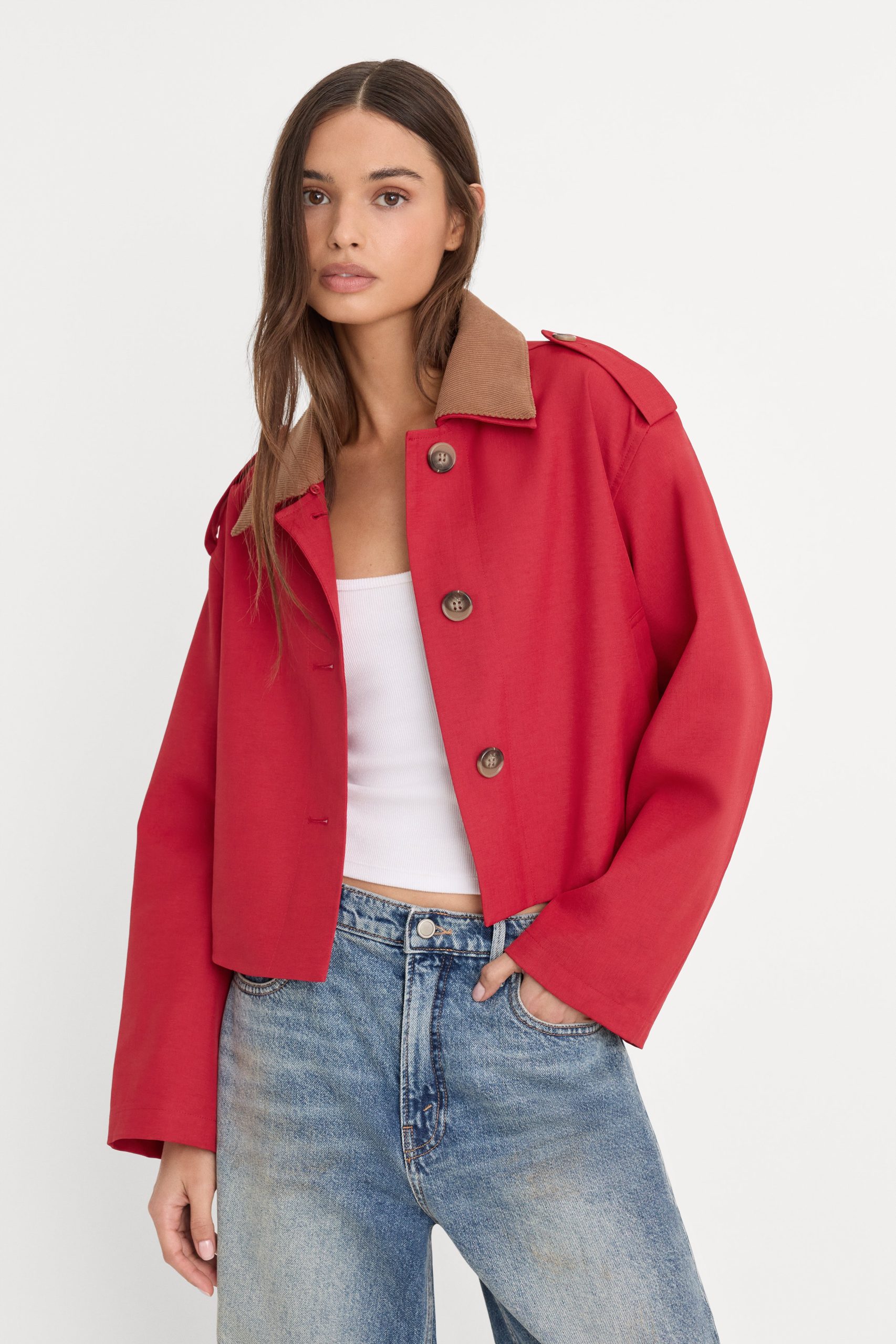 THE SWING JACKET | LIPSTICK