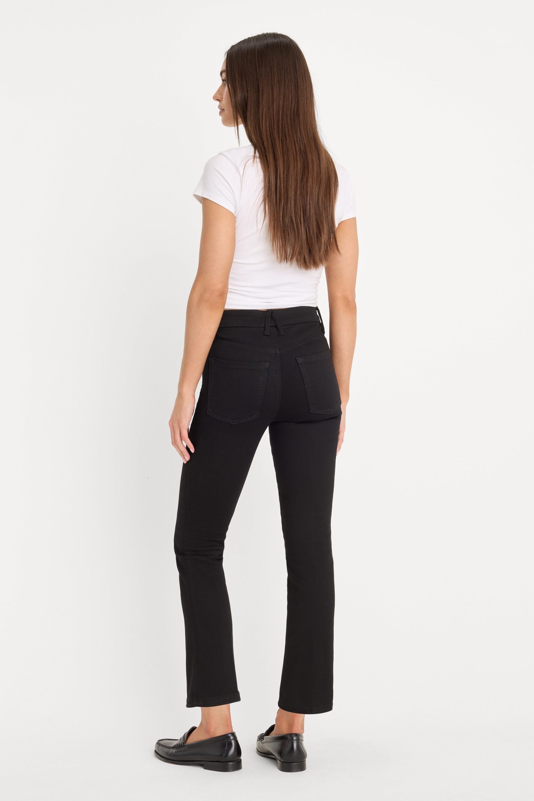 NEVER FADES GOOD LEGS STRAIGHT JEANS | BLACK001 - Image 5