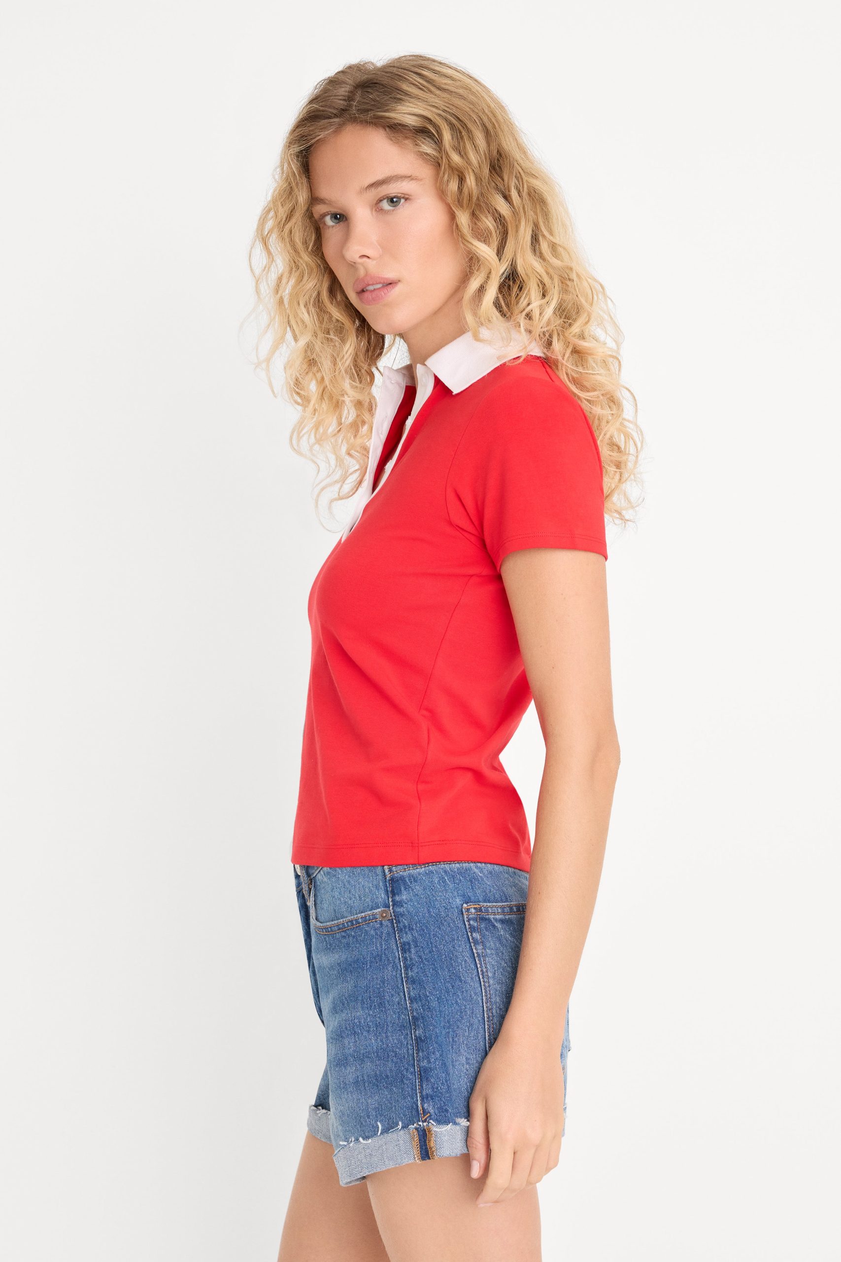 THE EASY POLO | POP RED - Image 2