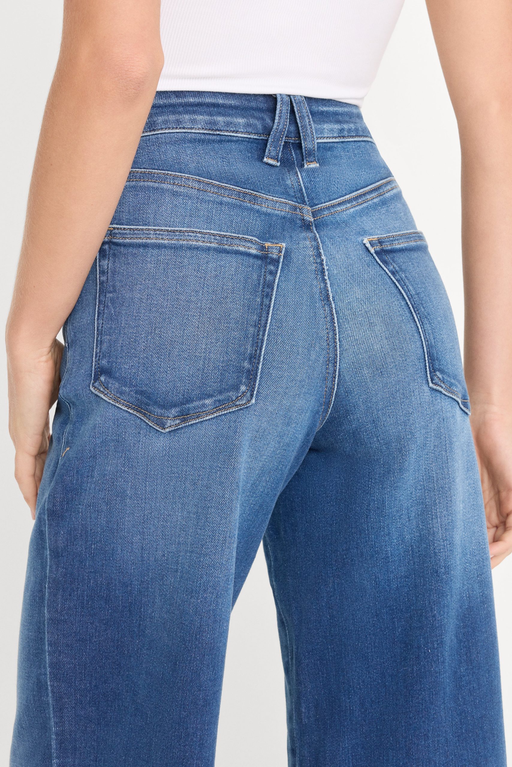 SOFT TECH GOOD PETITE PALAZZO JEANS | INDIGO1233 - Image 6
