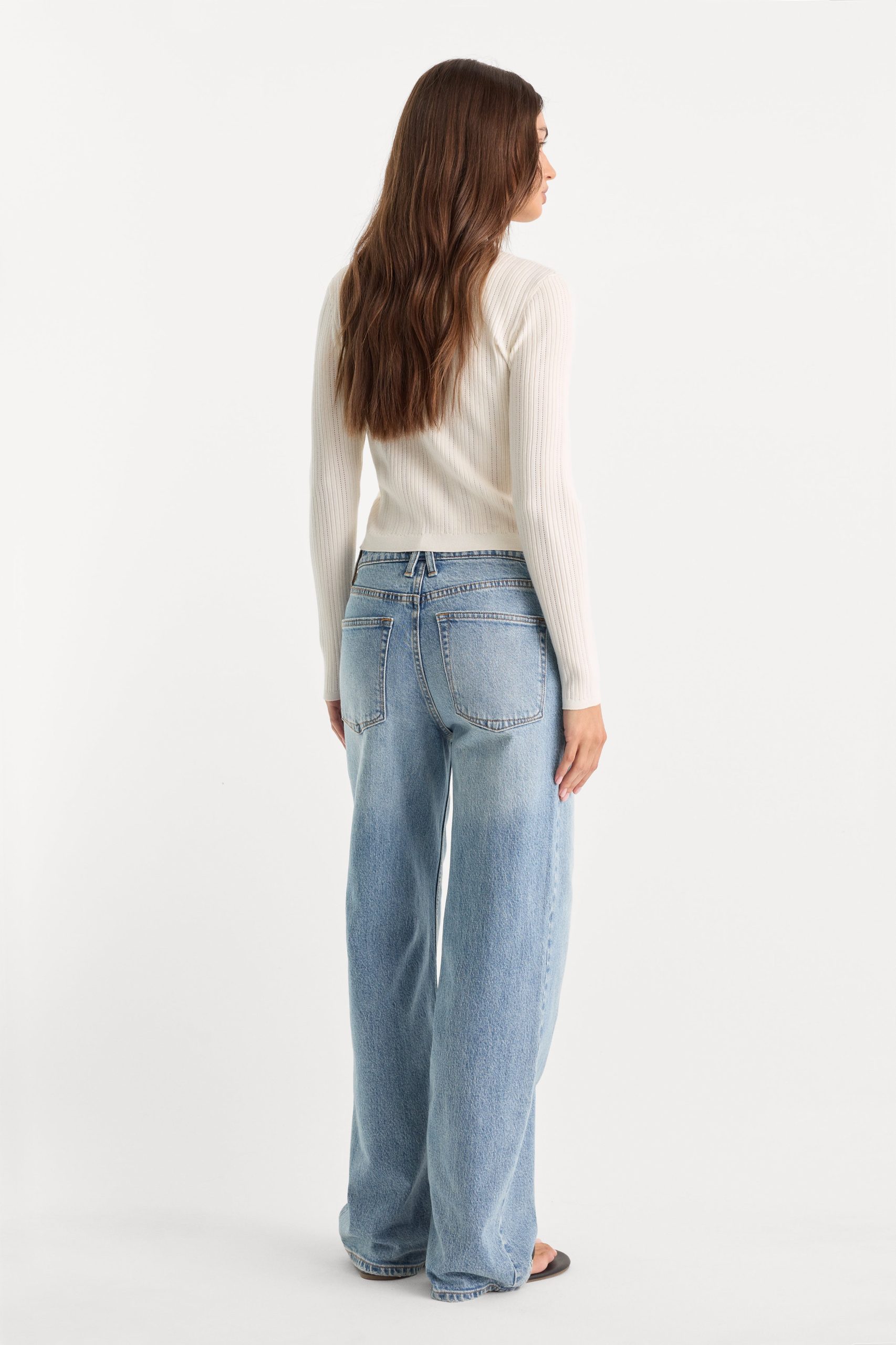 VINTAGE WIDE JEANS | INDIGO1242 - Image 5