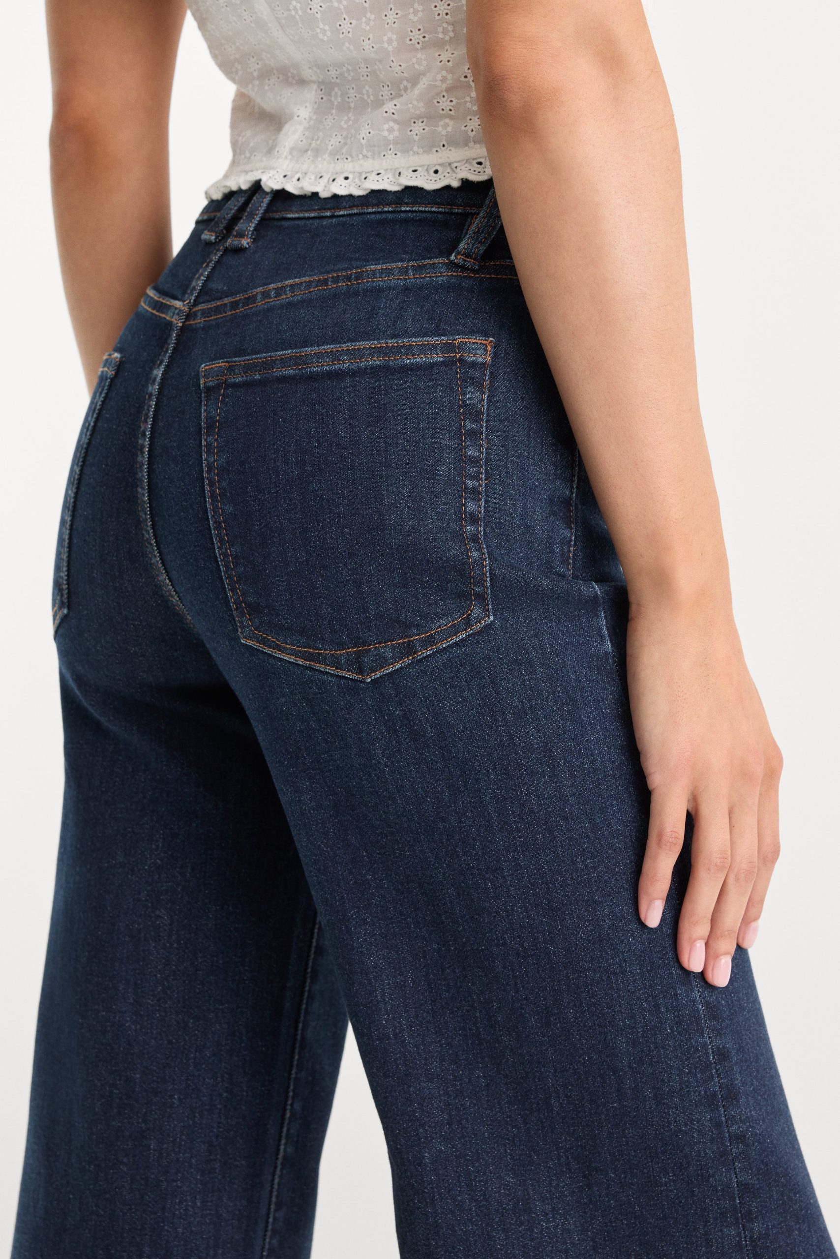 GOOD WAIST PALAZZO ANKLE JEANS | INDIGO1231 - Image 6