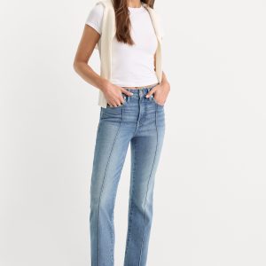 SOFT TECH GOOD LEGS STRAIGHT JEANS | INDIGO1238