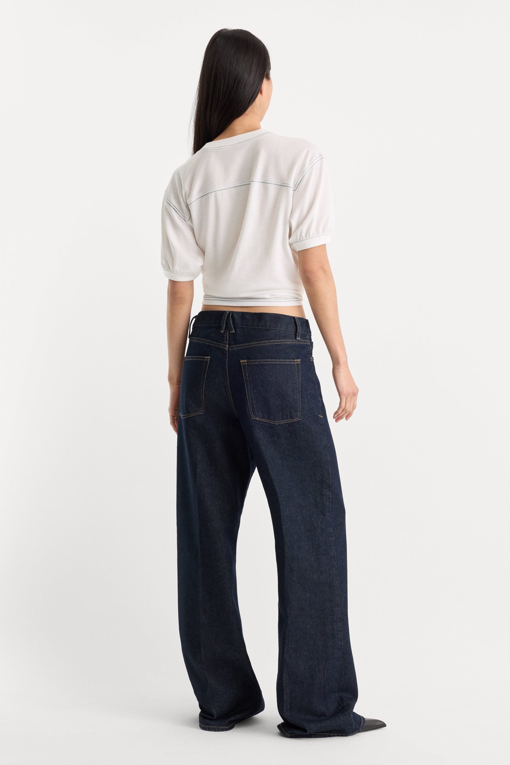 VINTAGE LOW SLUNG BAGGY JEANS | RINSE - Image 5