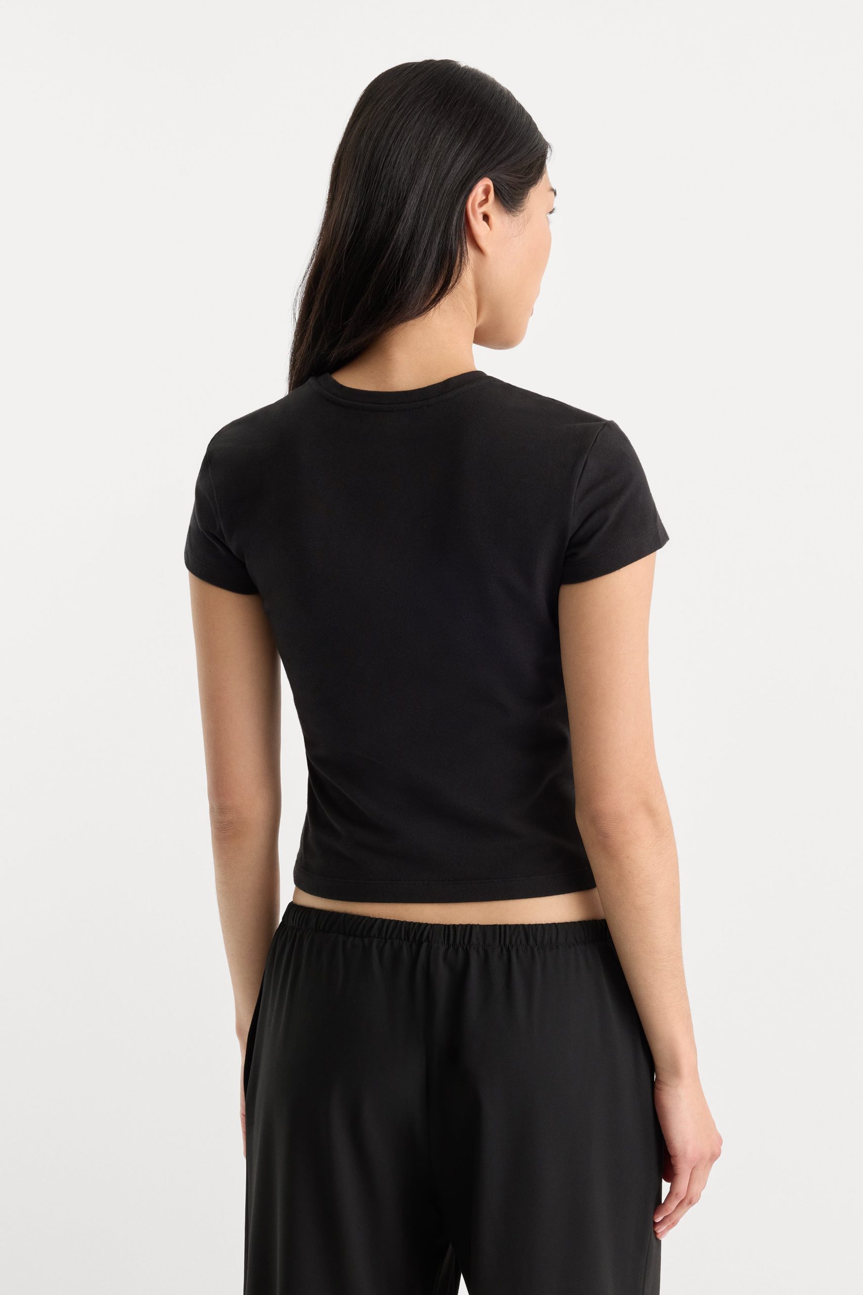 THE CAP SLEEVE TEE | BLACK001 - Image 2