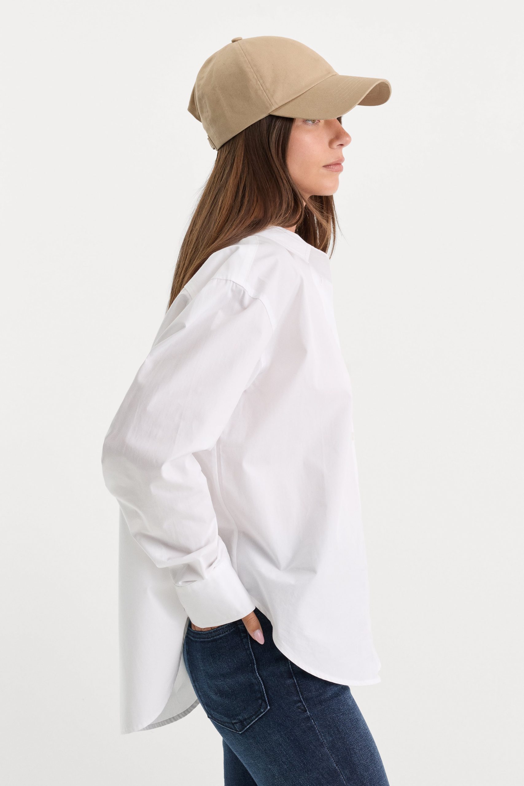 THE POPLIN EASY SHIRT | WHITE - Image 2