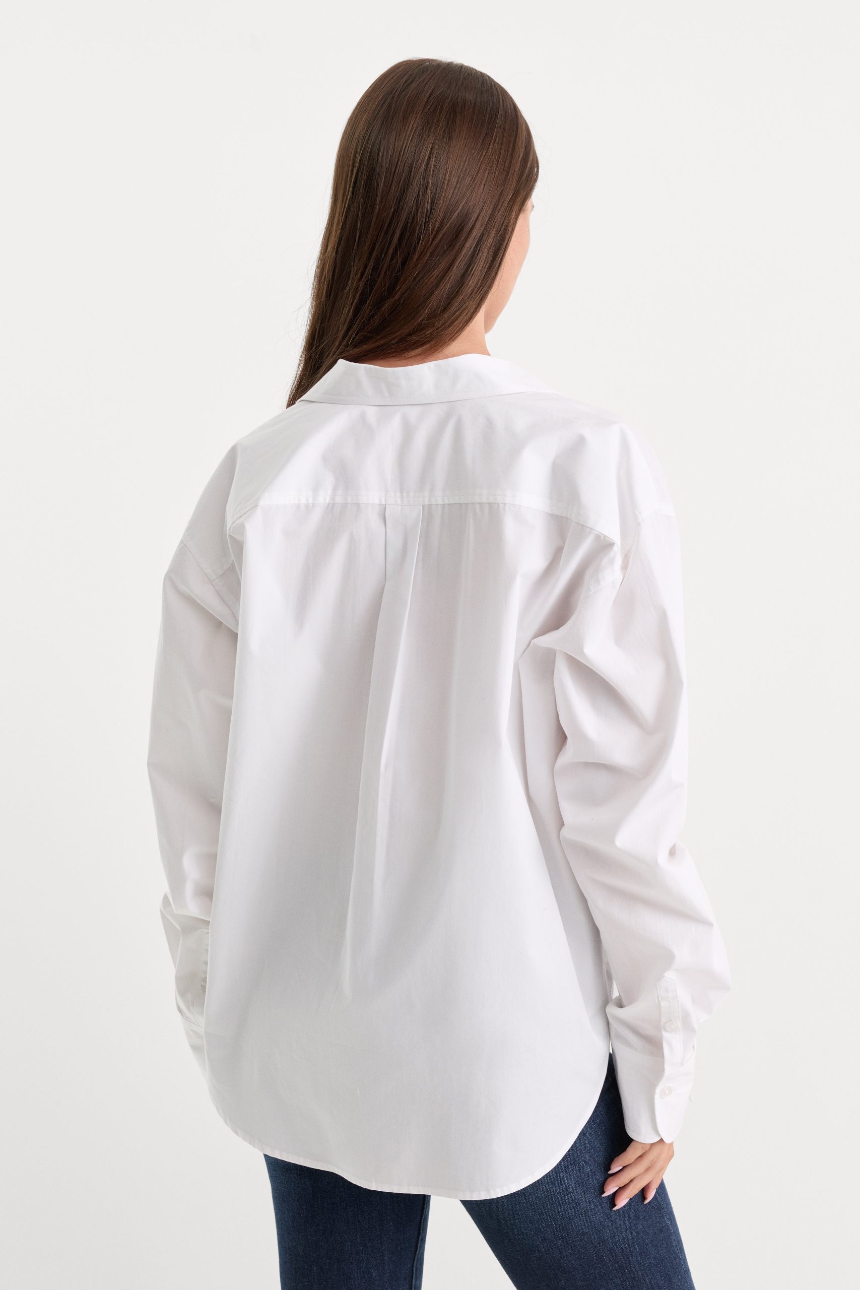 THE POPLIN EASY SHIRT | WHITE - Image 4