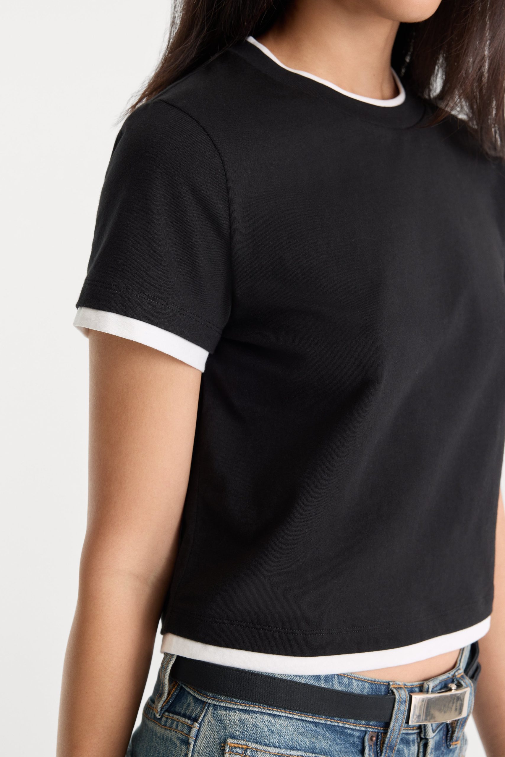 THE LAYERED TEE | BLACK - Image 3