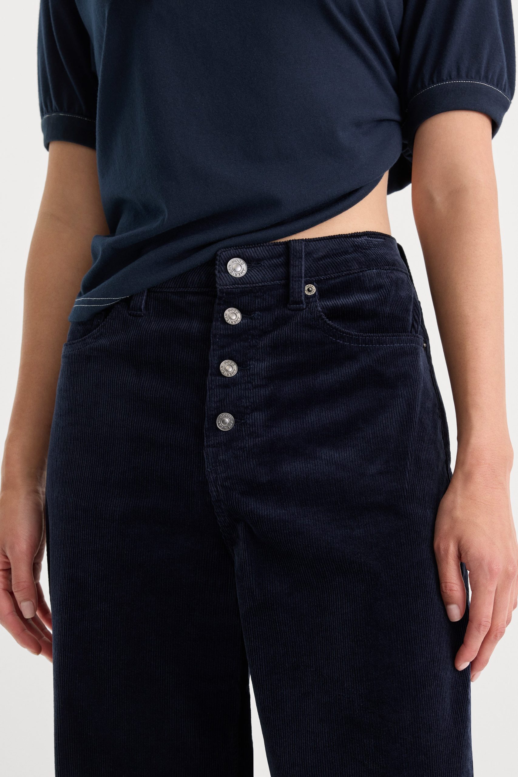 VINTAGE WIDE CORDUROY PANT | NEW NAVY002 - Image 5