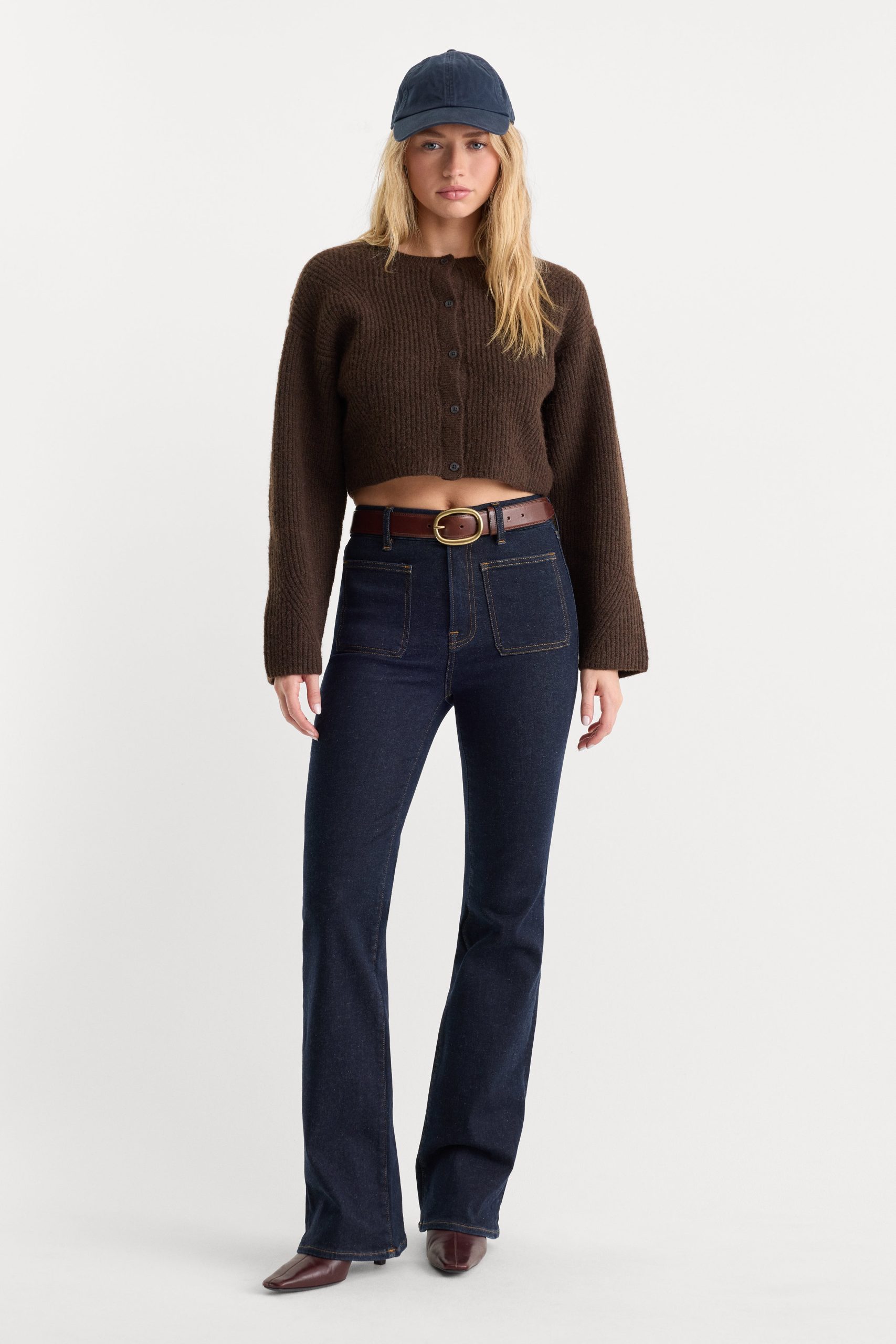 ALWAYS FITS PATCH POCKET GOOD CLASSIC BOOTCUT JEANS | DENETHICBLUE04
