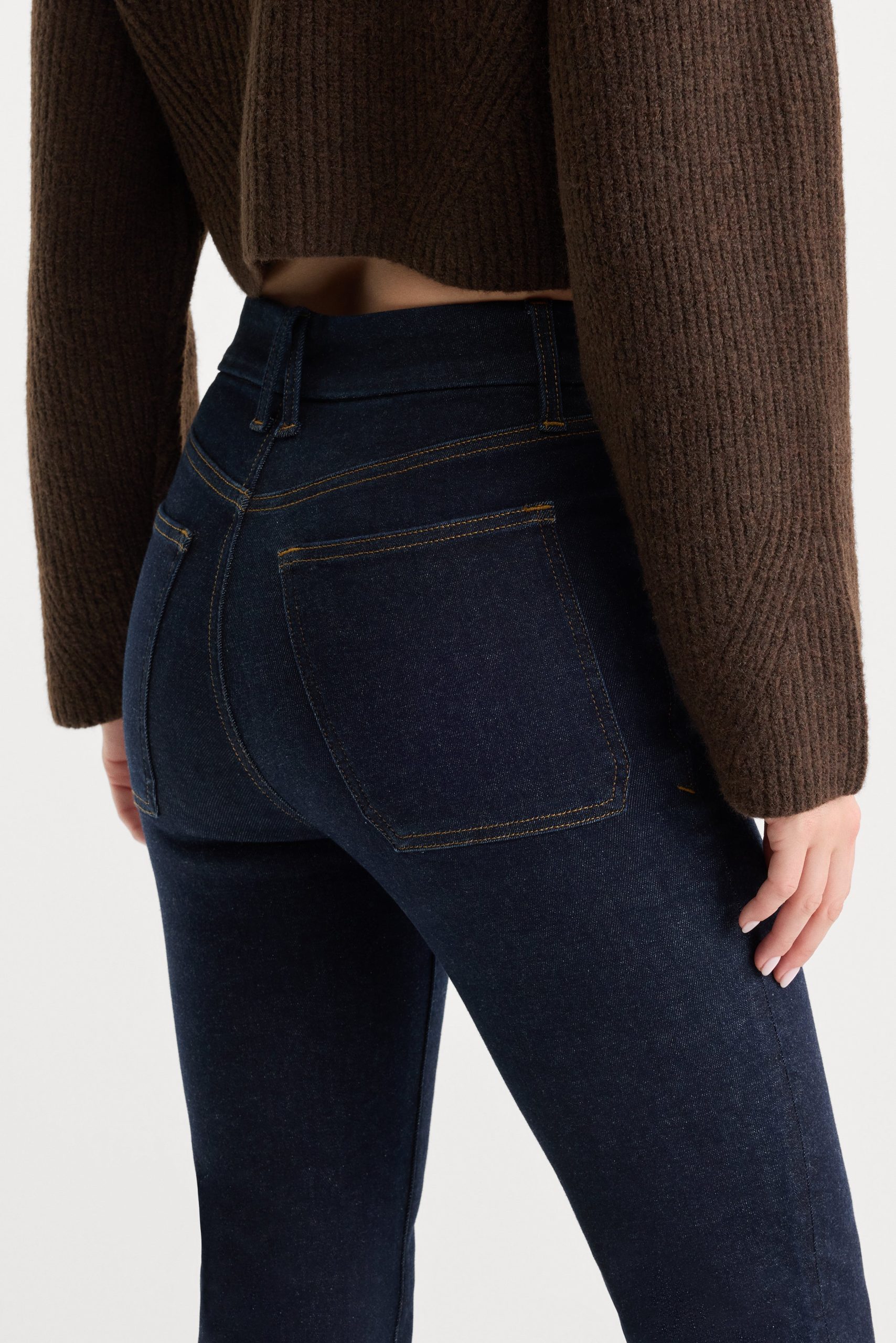 ALWAYS FITS PATCH POCKET GOOD CLASSIC BOOTCUT JEANS | DENETHICBLUE04 - Image 6