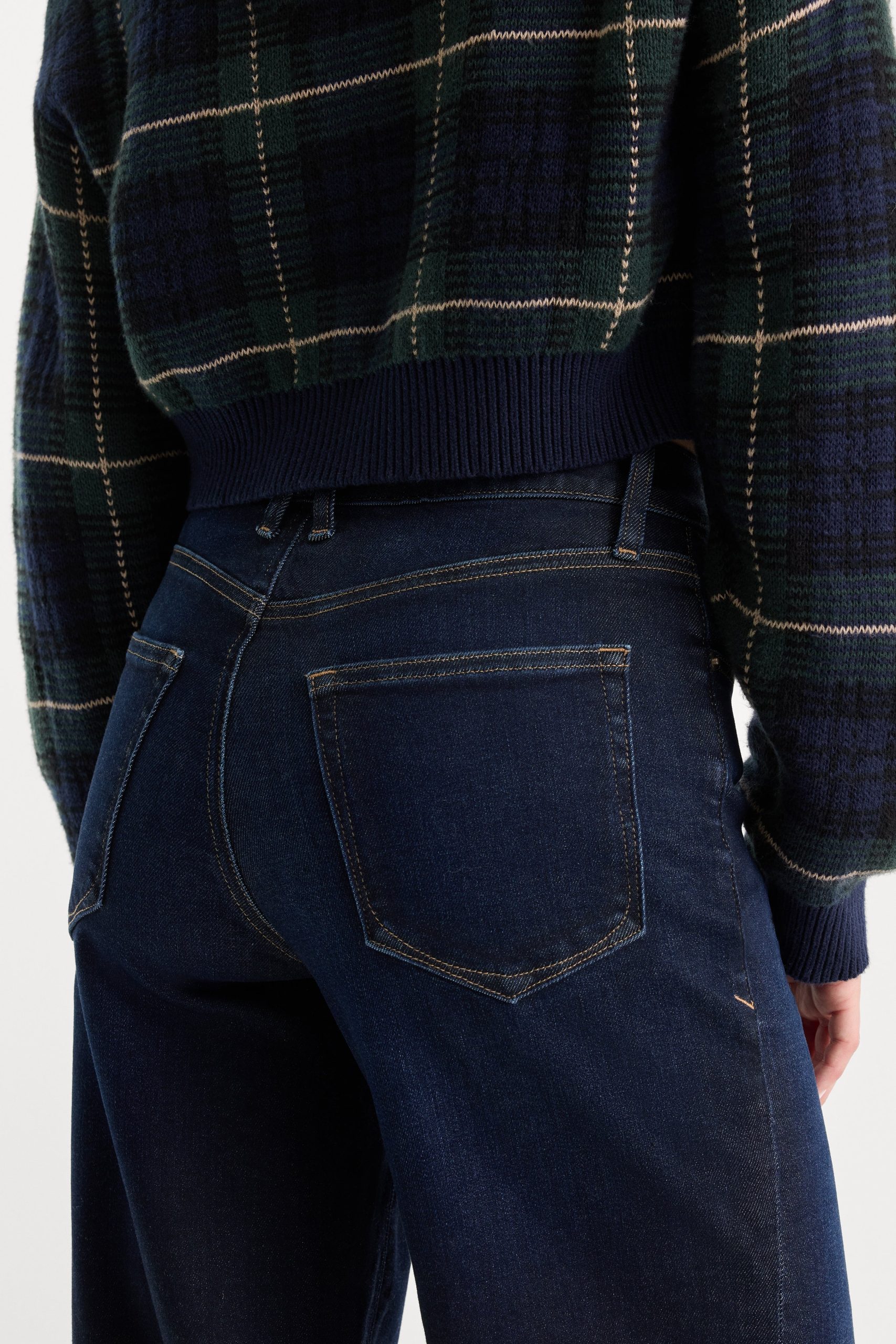 GOOD WAIST PALAZZO ANKLE JEANS | RINSE - Image 6