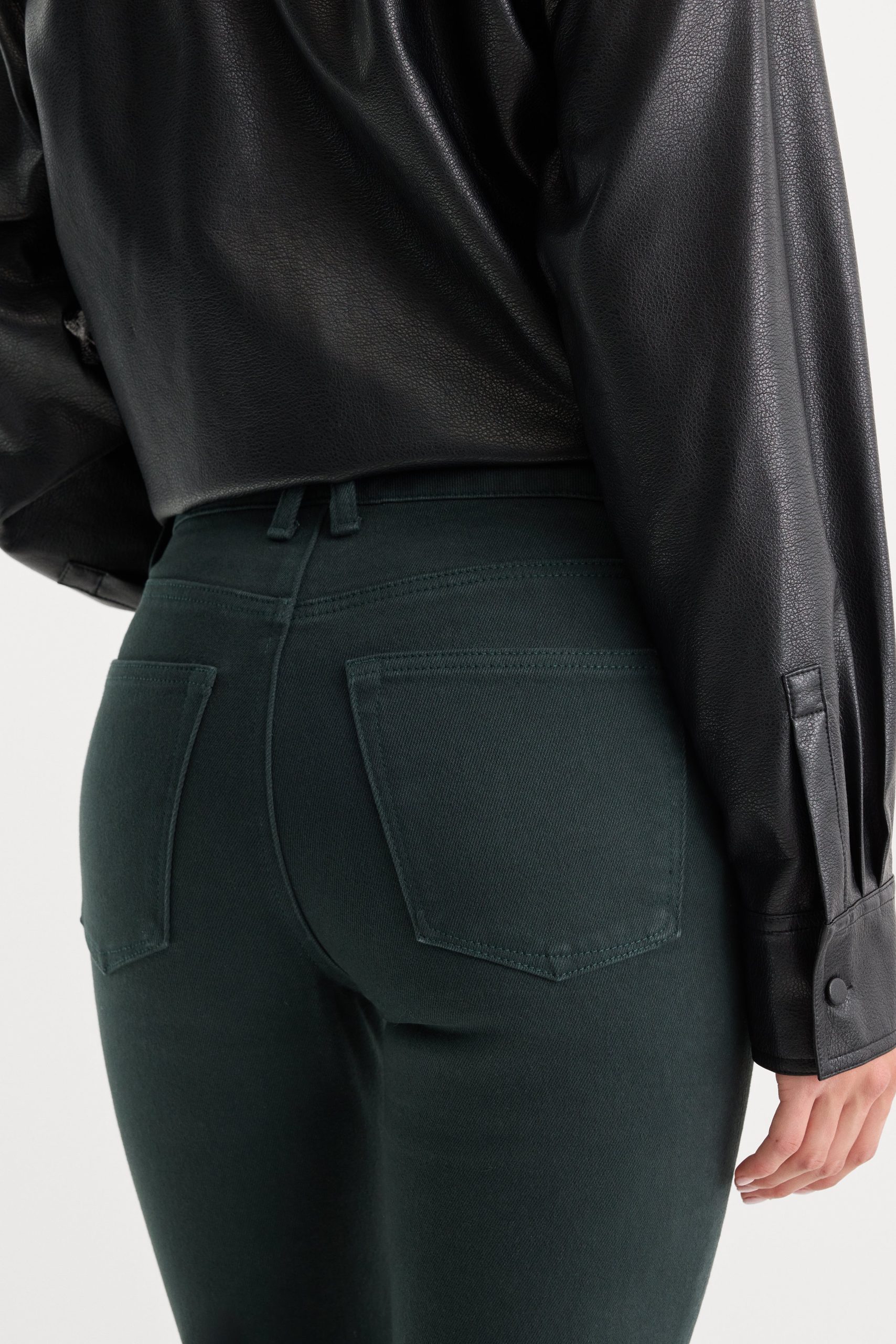 GOOD CLASSIC BOOTCUT JEANS | FOREST GREEN - Image 6