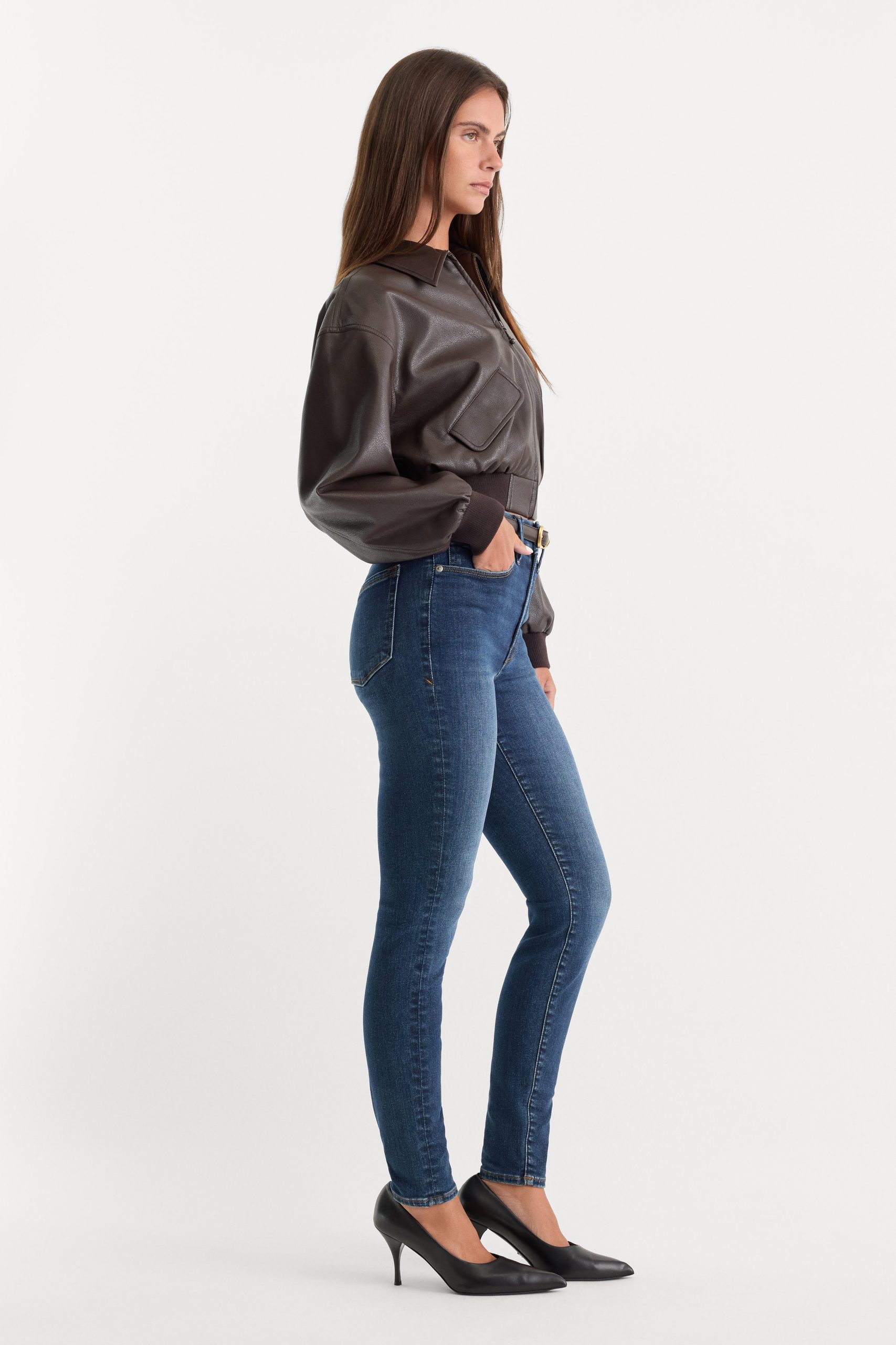 ALWAYS FITS GOOD LEGS SKINNY JEANS | INDIGO446 - Image 3