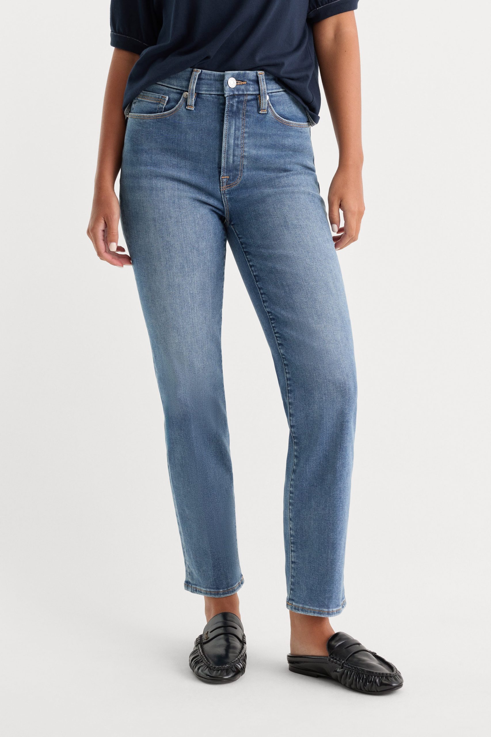 ALWAYS FITS GOOD LEGS STRAIGHT JEANS | INDIGO316 - Image 2