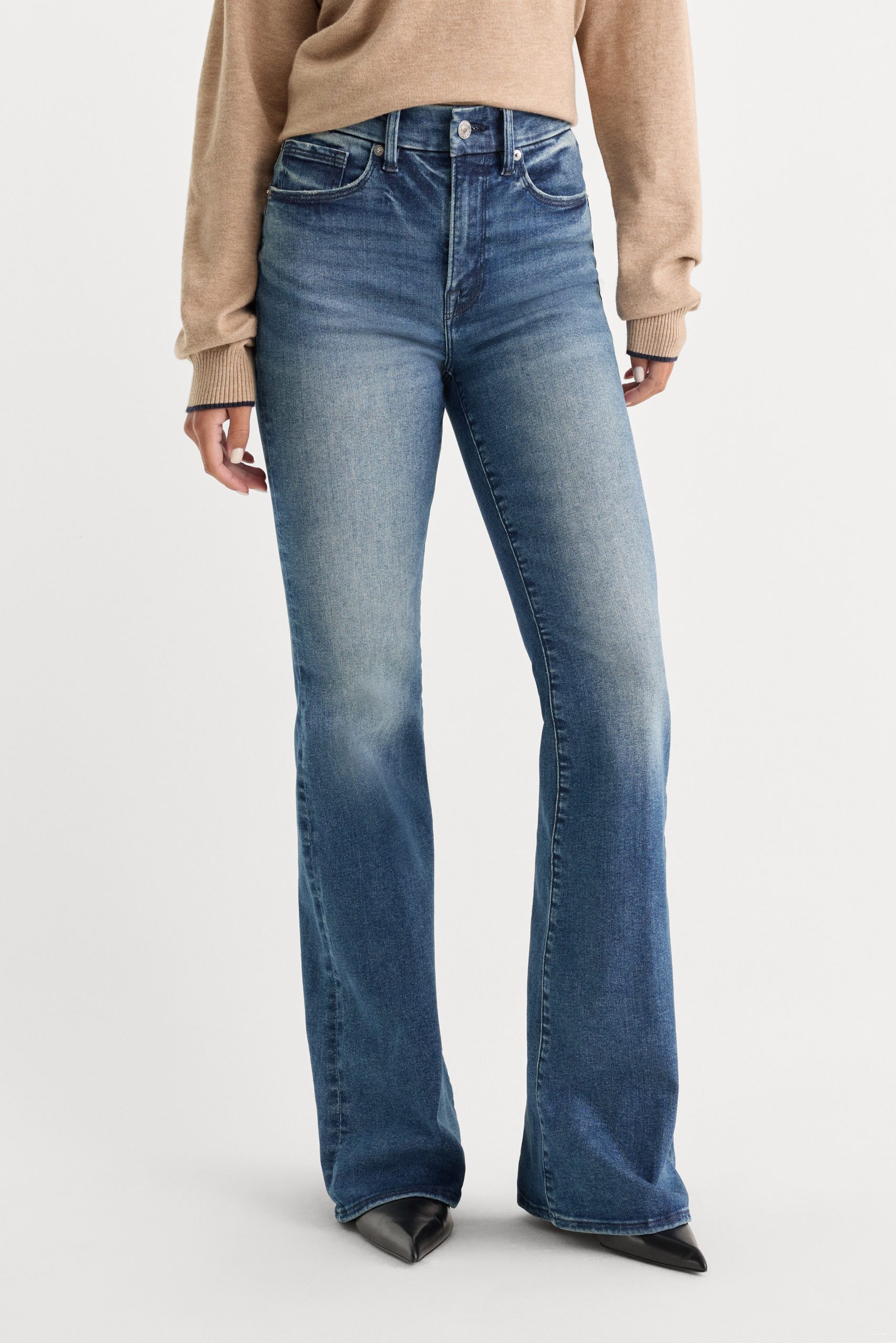 ALWAYS FITS GOOD LEGS FLARE JEANS | INDIGO1071 - Image 2