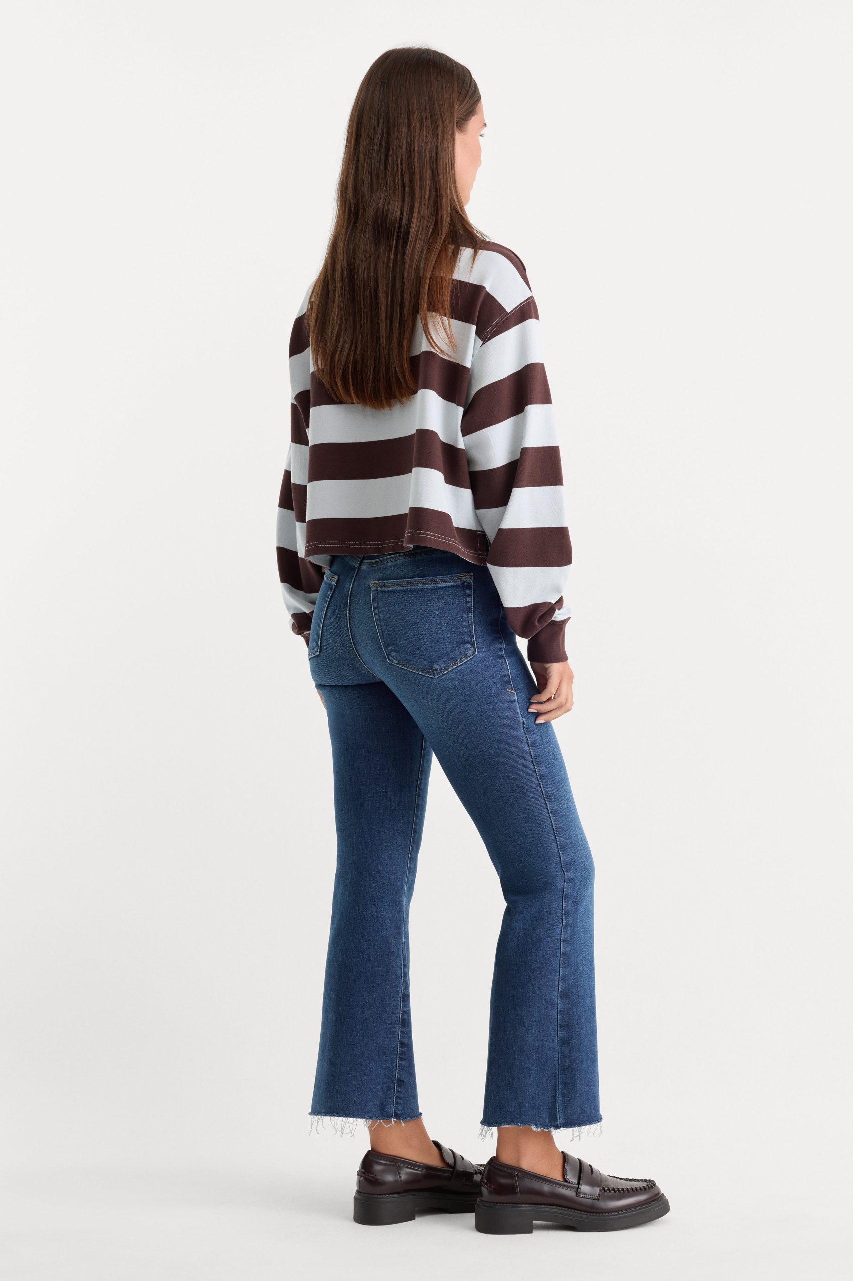 SOFT TECH GOOD LEGS CROPPED MINI BOOT JEANS|INDIGO818 - Image 6