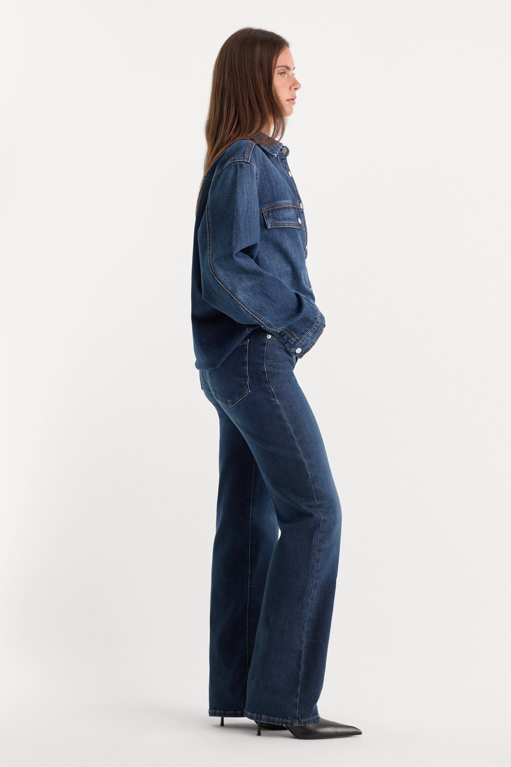 SOFT TECH GOOD TRUE STRAIGHT JEANS|INDIGO572 - Image 5