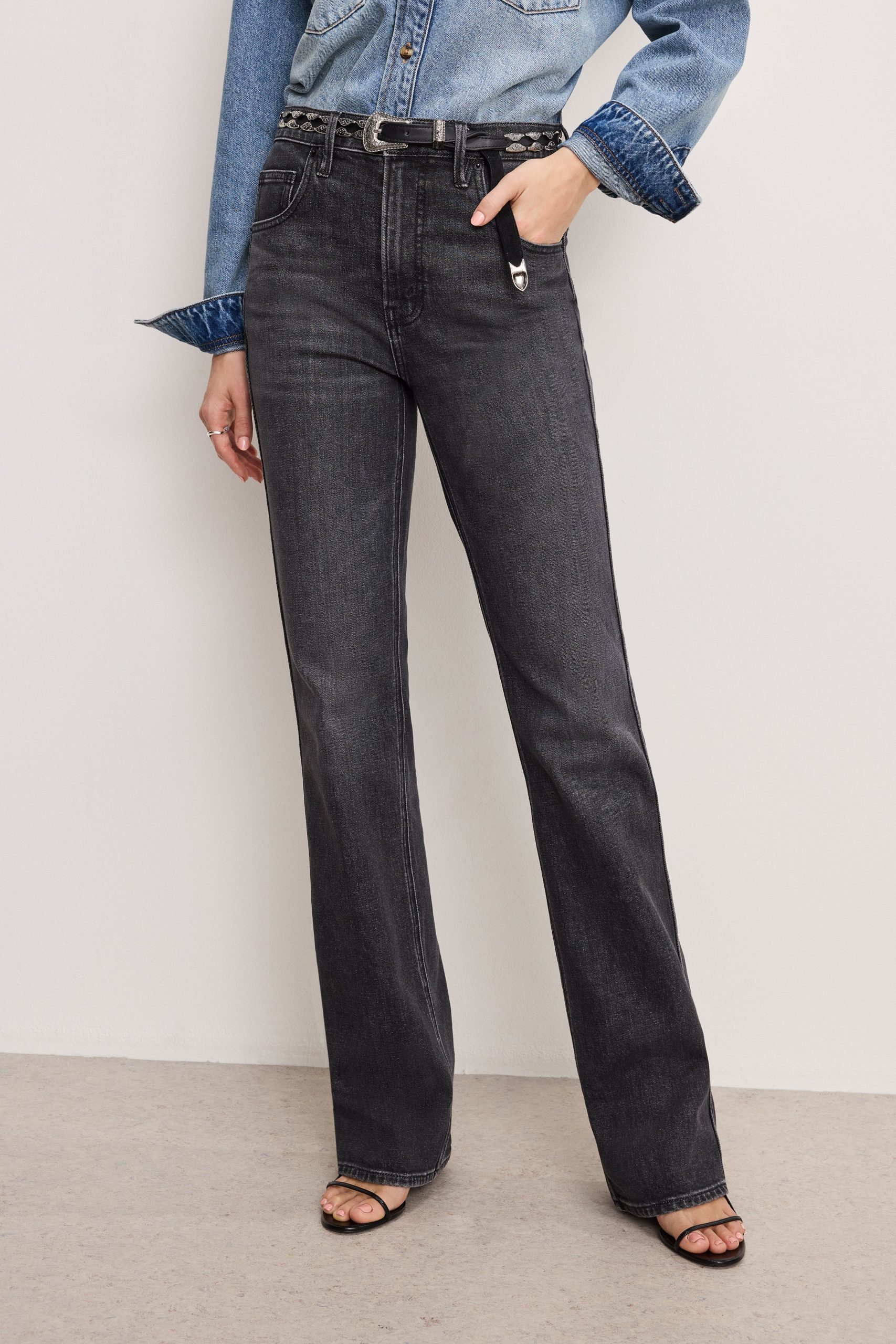 GOOD COWBOY BOOTCUT JEANS | BLACK354 - Image 3