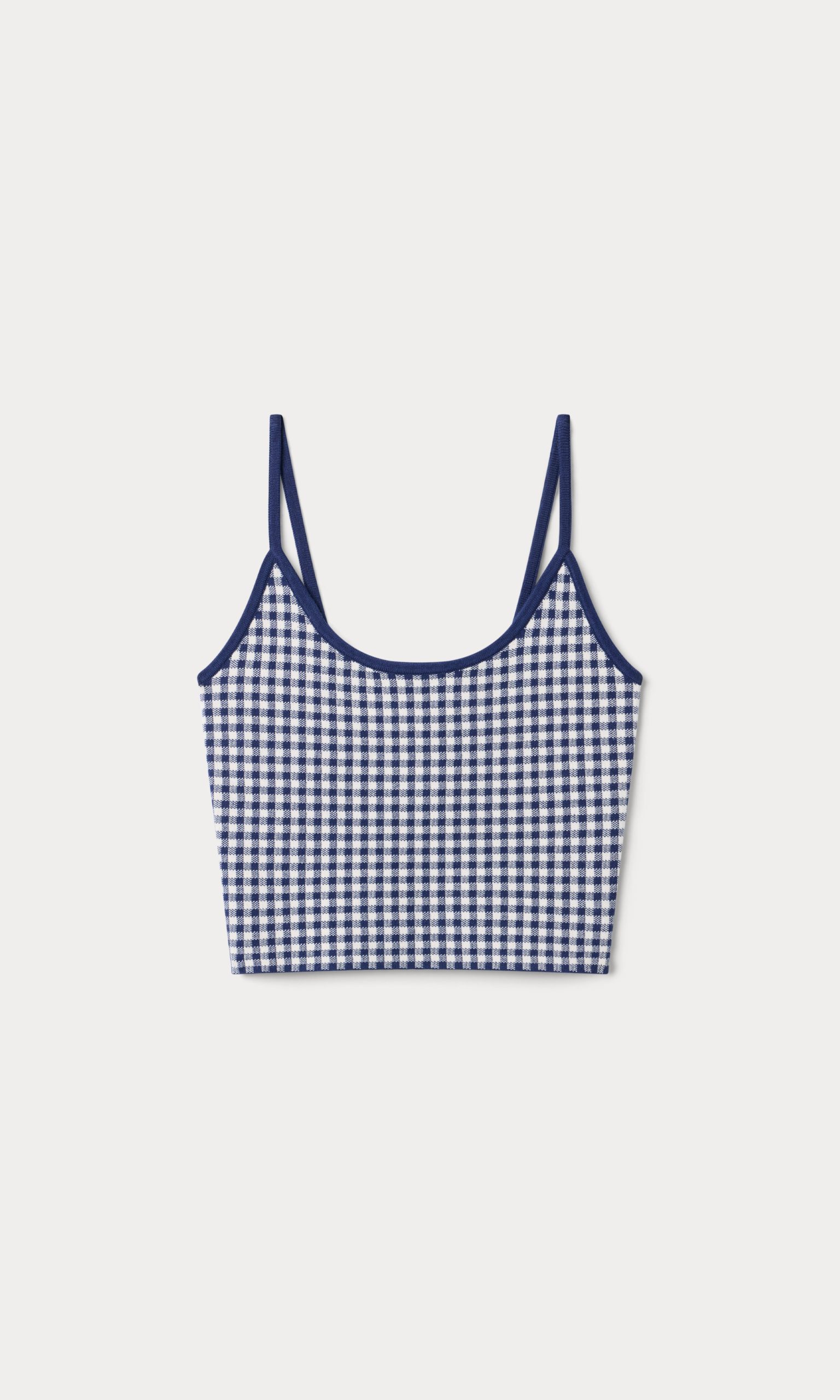 THE KEEPSAKE TANK | NAVY GINGHAM - Image 6