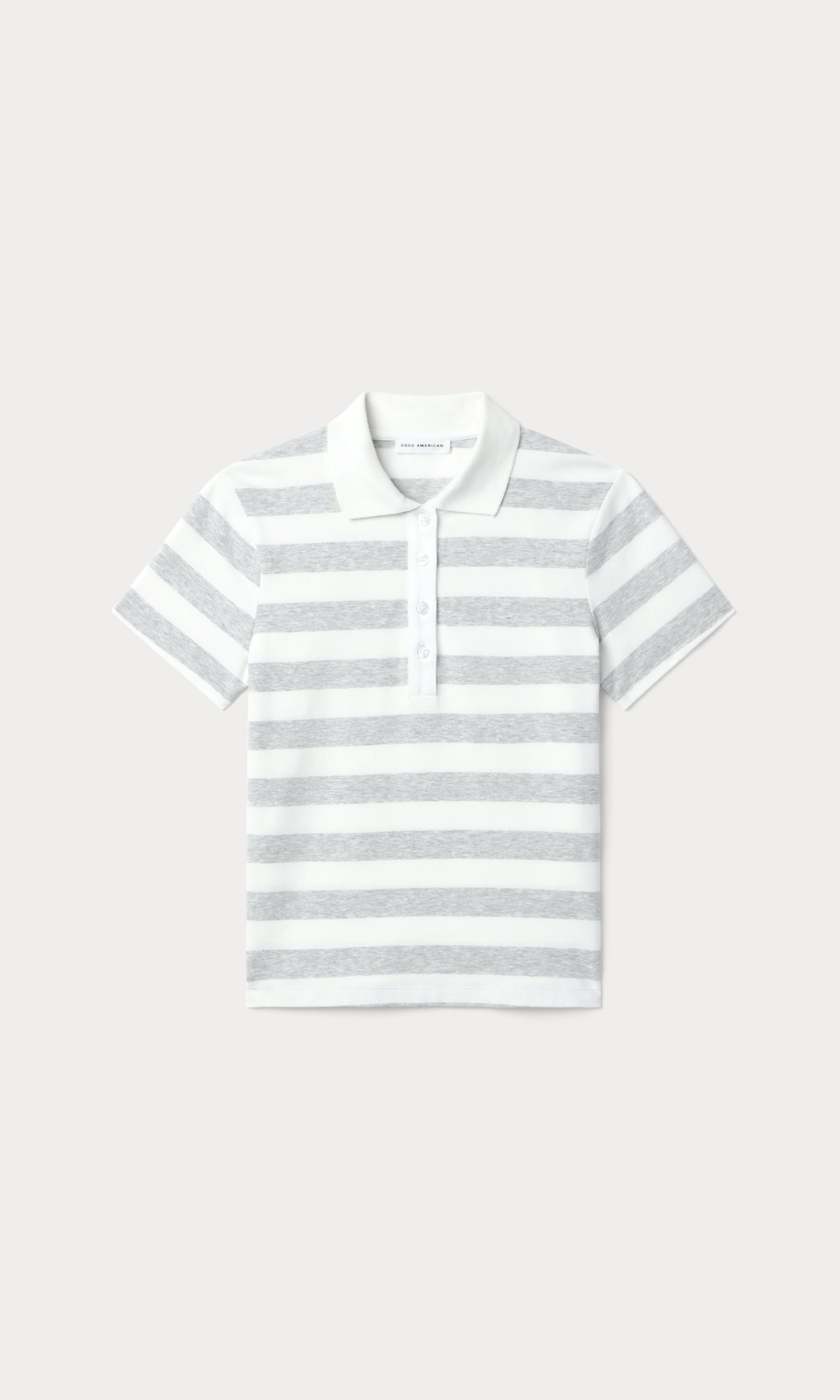 THE EASY POLO | SUMMER STRIPE GREY - Image 5