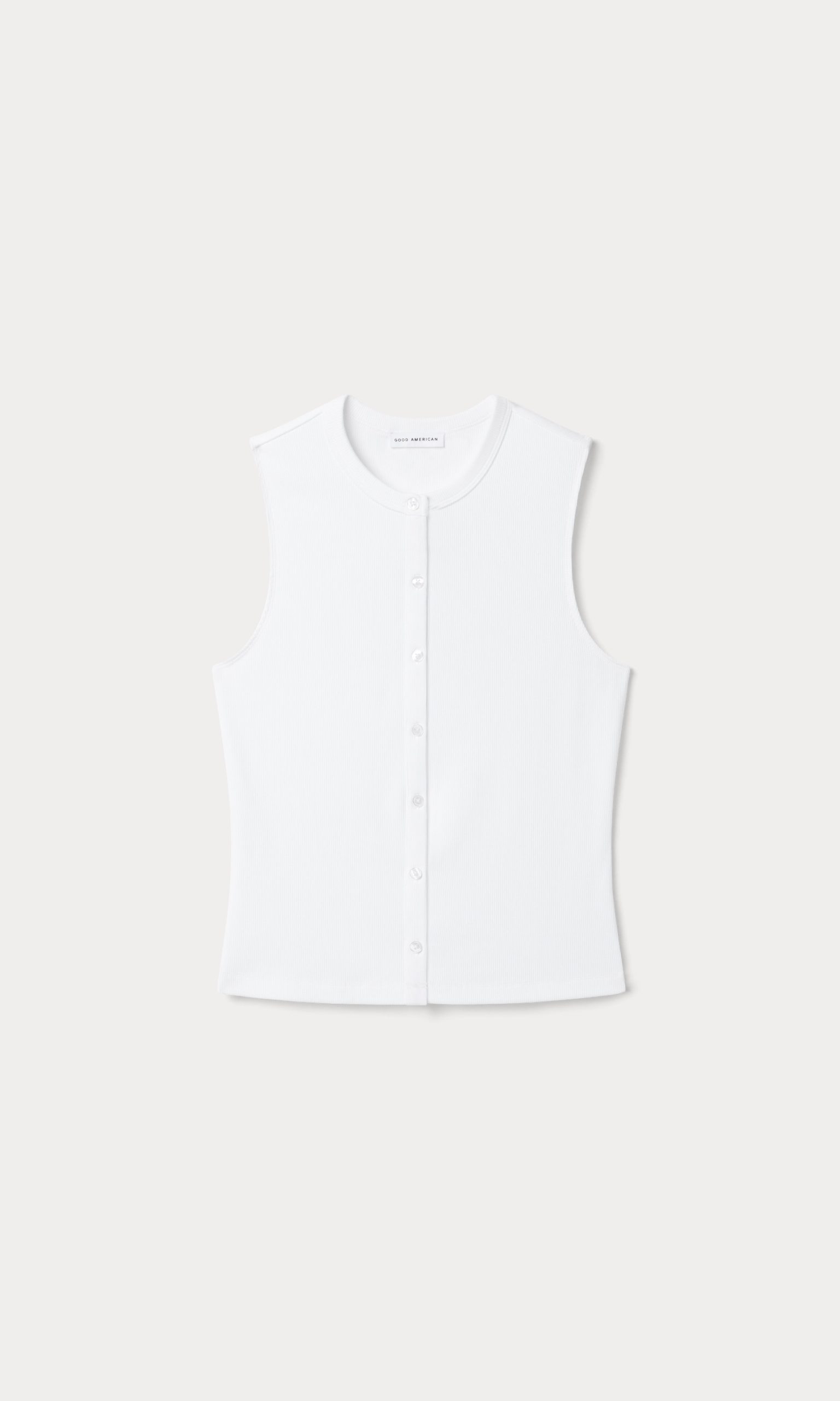 THE RIB SPLAY TOP | WHITE - Image 6
