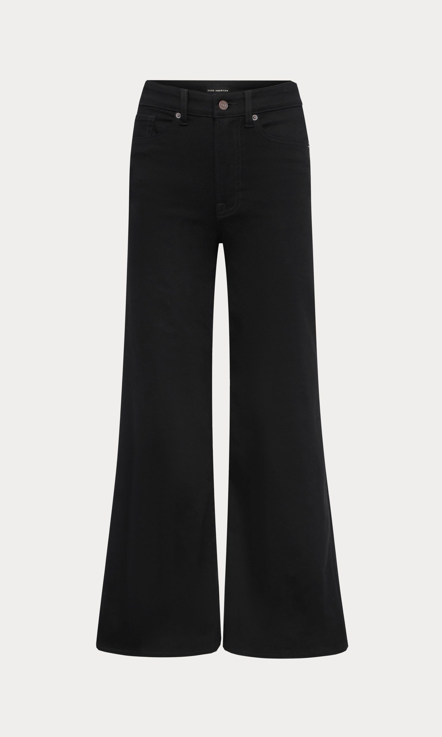 NEVER FADE GOOD WAIST PALAZZO JEANS | BLACK - Image 7