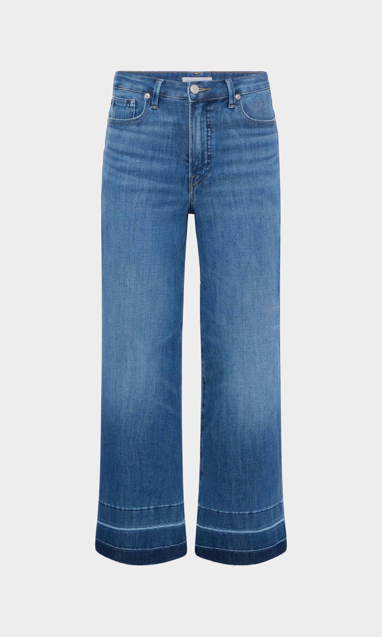 SOFT TECH GOOD WAIST PALAZZO CROPPED JEANS | INDIGO1213 - Image 7