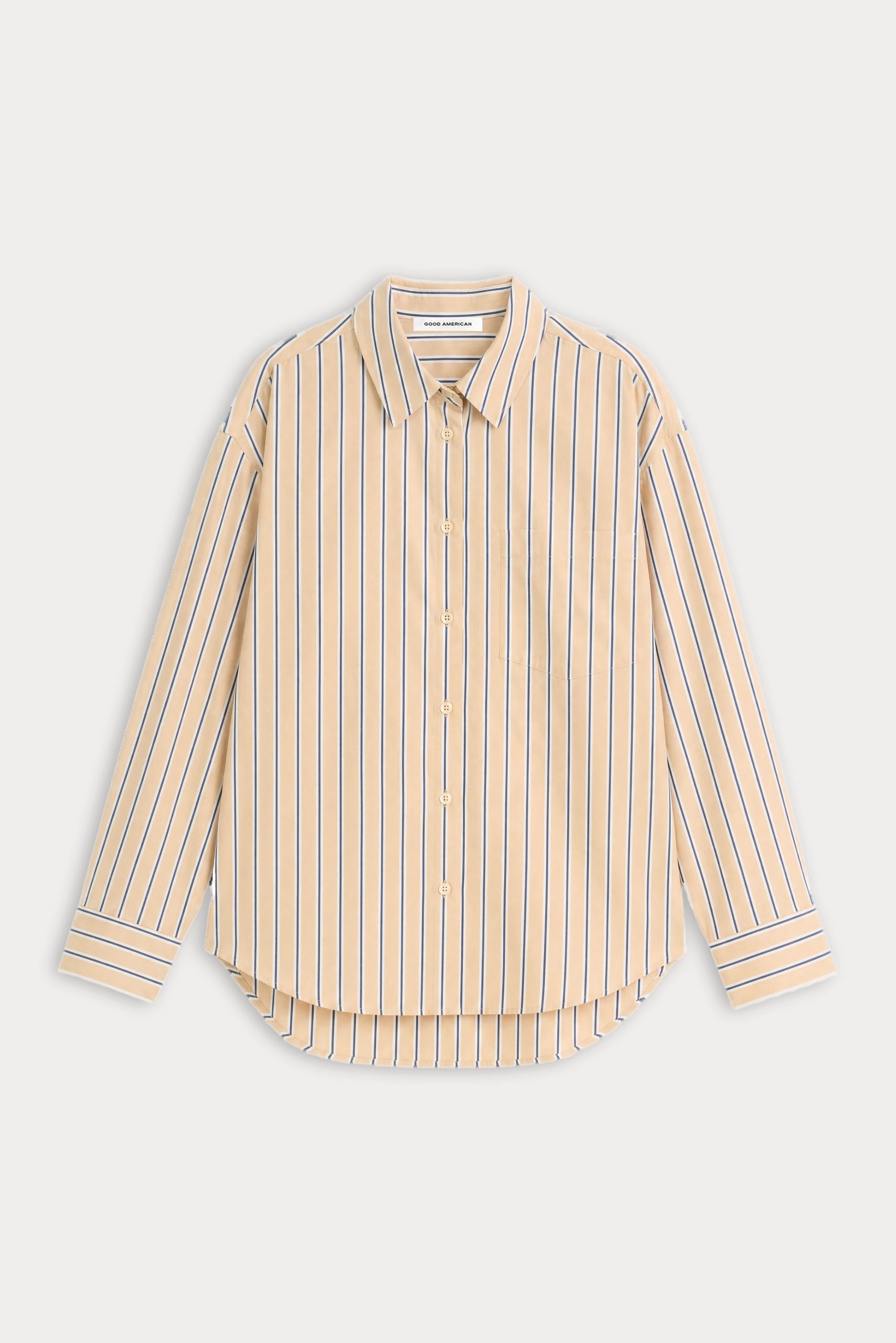 THE POPLIN EASY SHIRT | DUNE MULTI STRIPE - Image 5