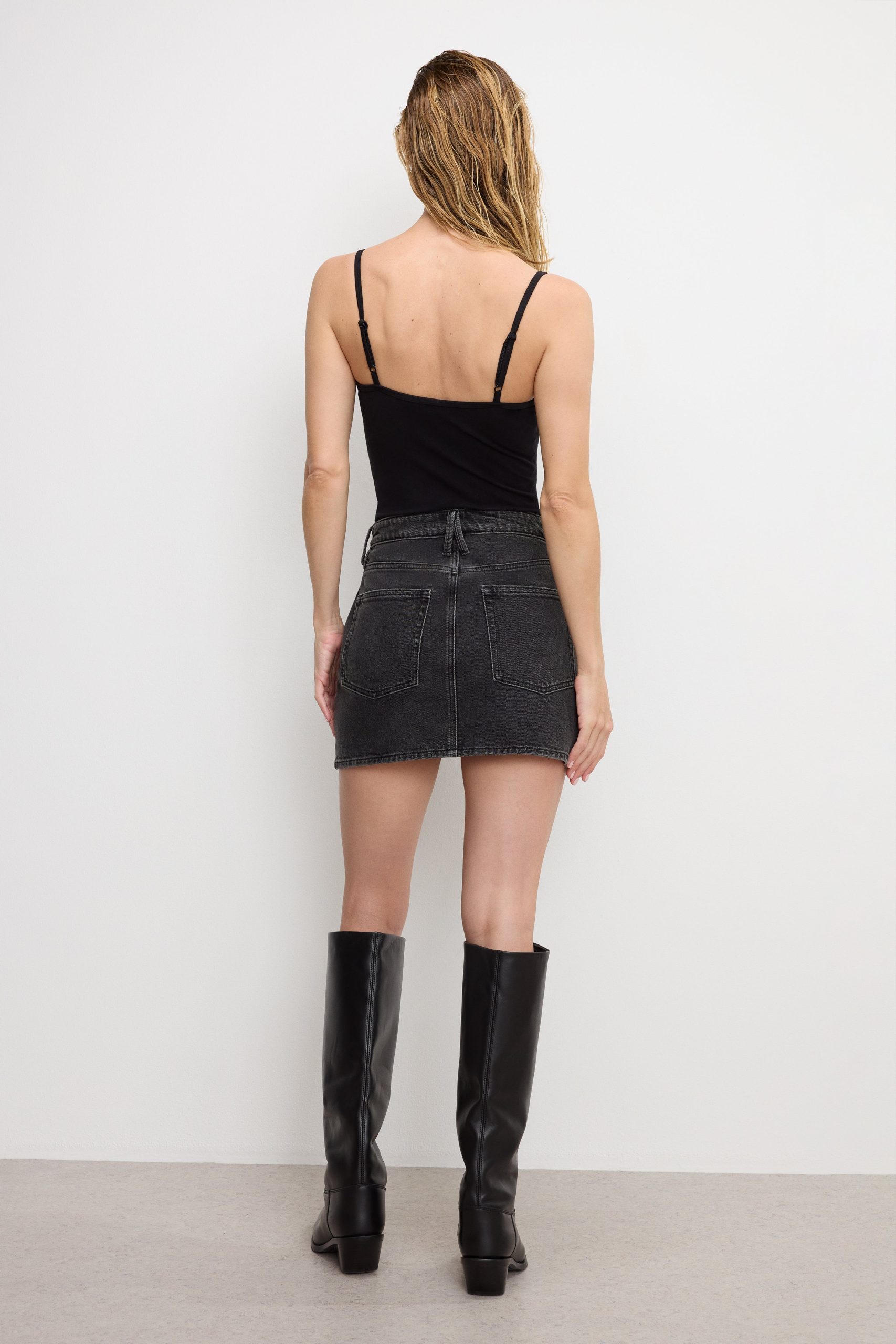GOOD 90S MINI SKIRT | BLACK371 - Image 2