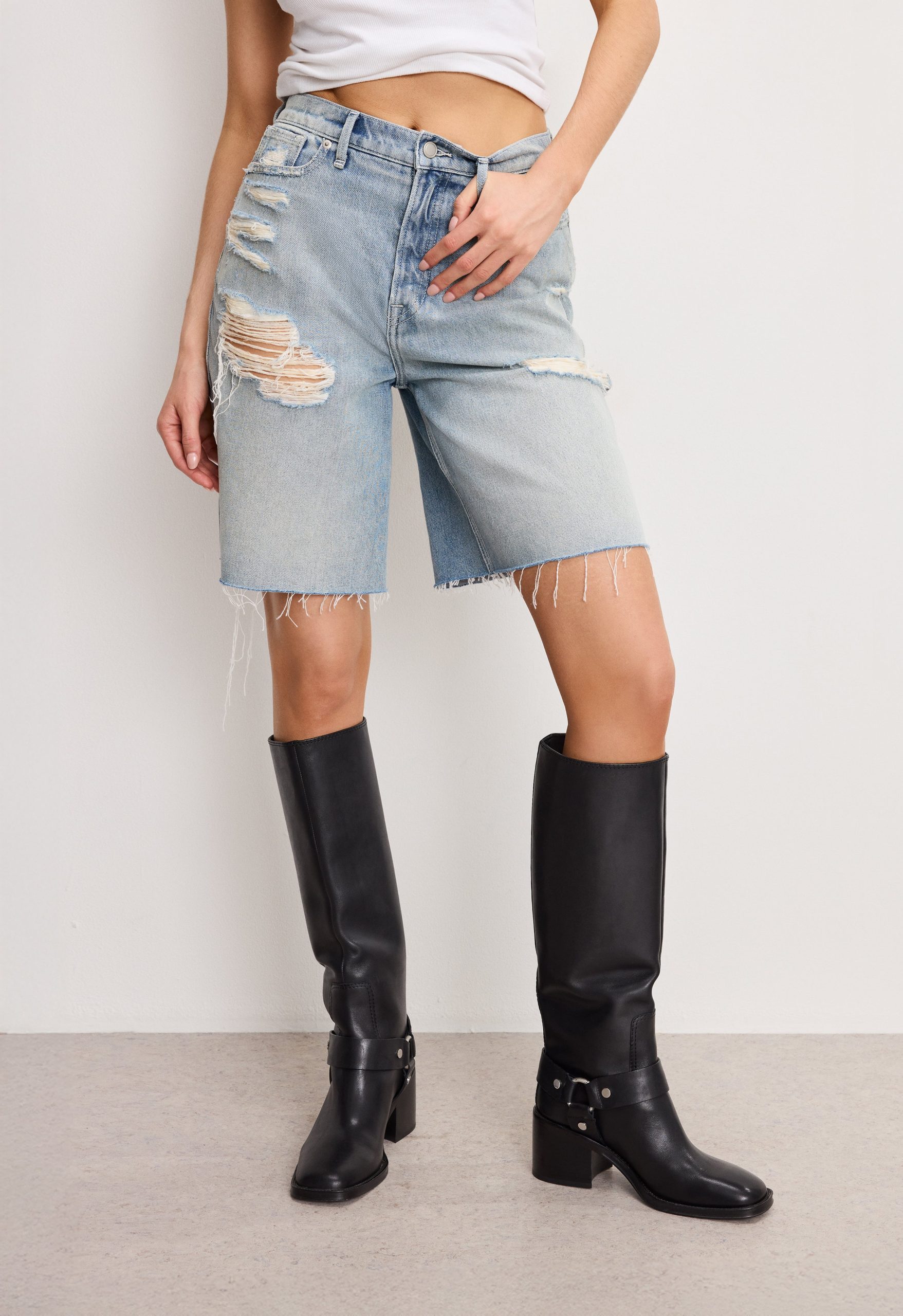 GOOD EXTREME BARREL SHORTS | INDIGO809